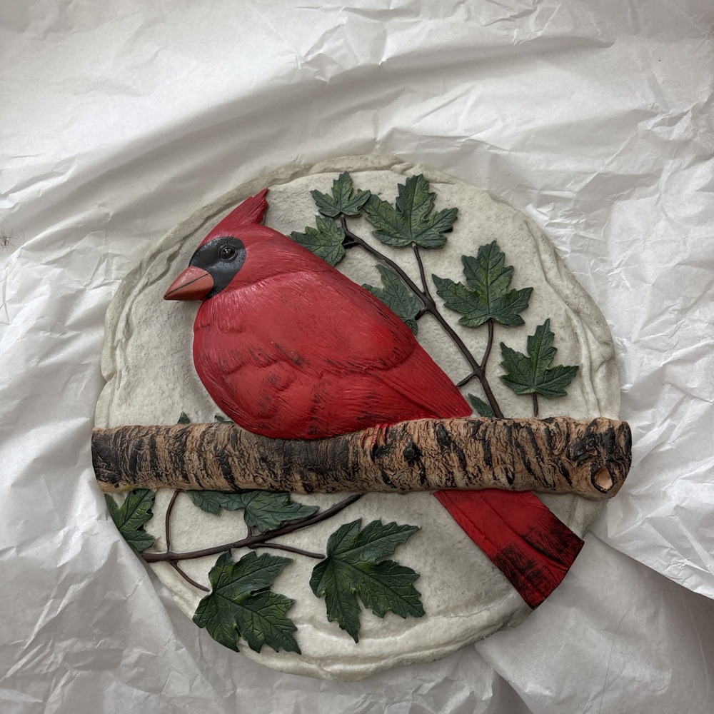 Spoontiques Garden/Hanging/Porch/patio Cardinal Bird Heaven Stepping Stone -